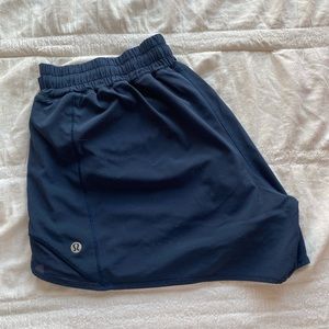 Lululemon Hotty Hot Shorts Navy 12